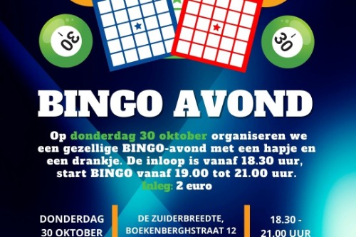 poster bingoavond